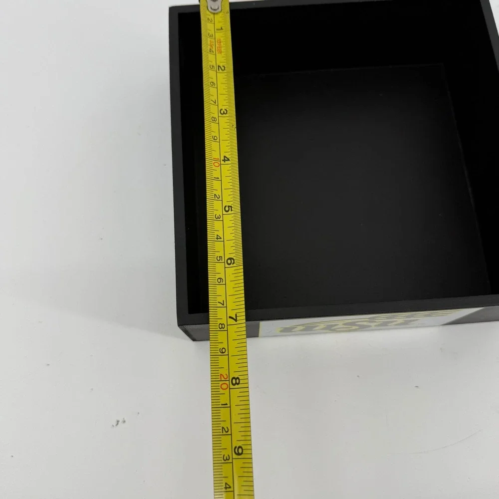 Wichita State University WSU Shockers Black Wood Valet Tray Box Desk‎ Organizer